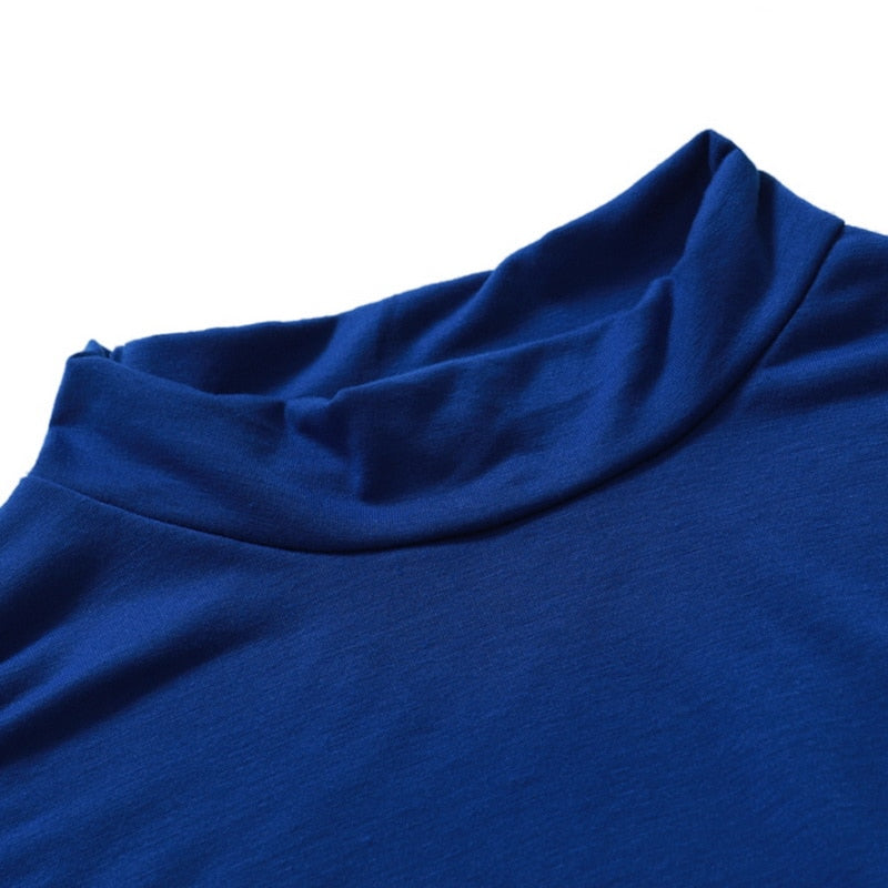 HIGH COLLAR THERMAL SHIRT - POLYESTER