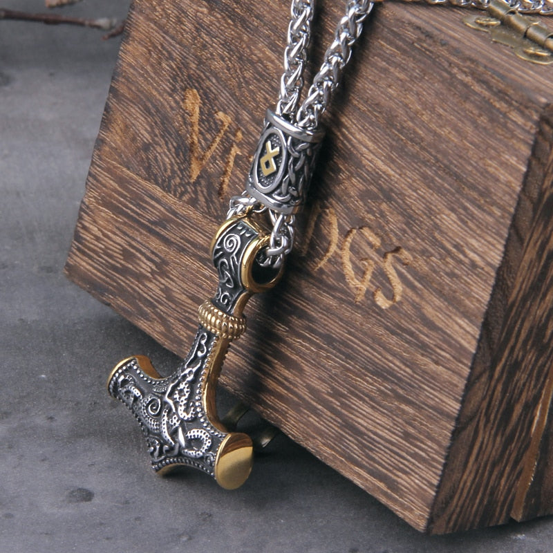 MJOLNIR MARK AMULET - STAINLESS STEEL