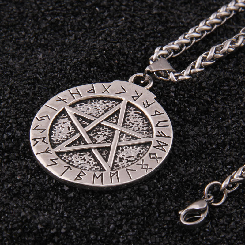 NORSE PENTAGRAM - STERLING SILVER