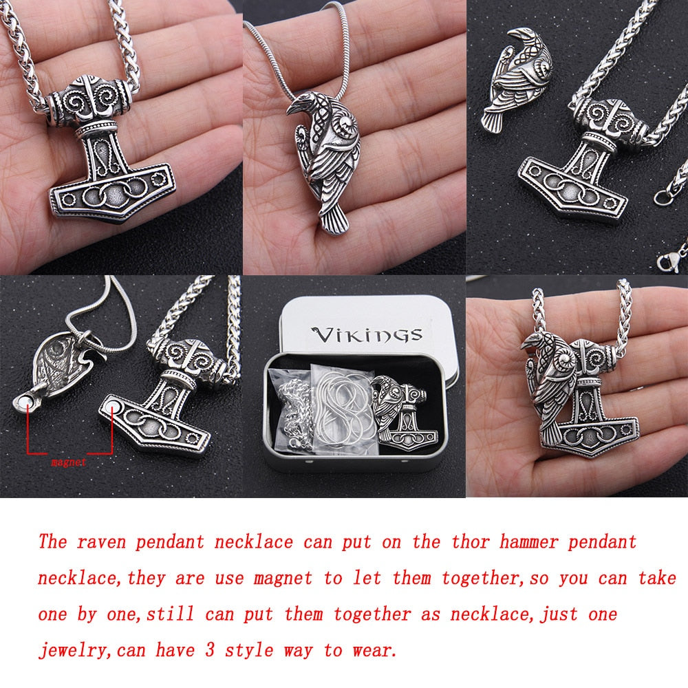 RAVENKIND PENDANT - STERLING SILVER