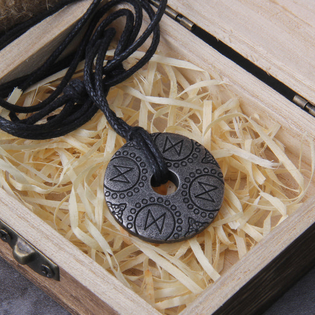 ASHEN RUNE PENDANT - STAINLESS STEEL