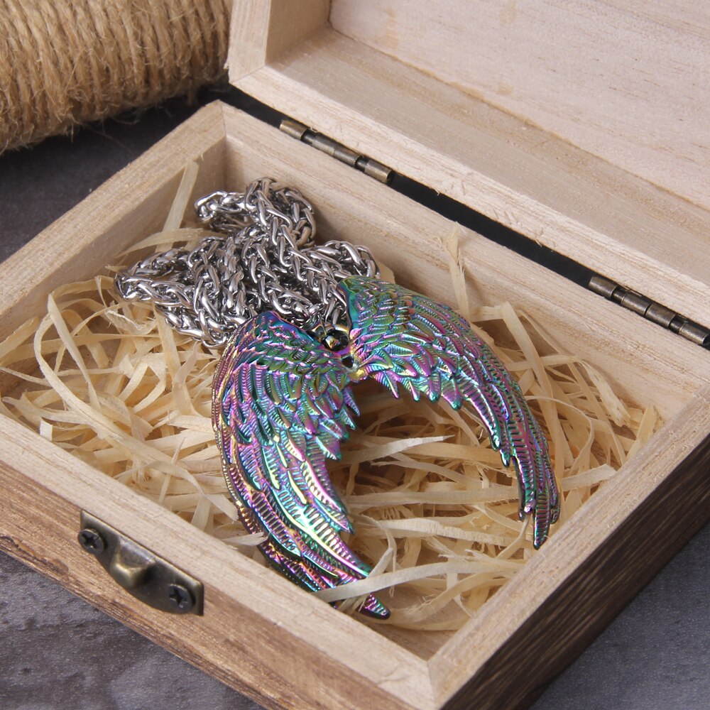 NORDIC WINGS PENDANT - STAINLESS STEEL