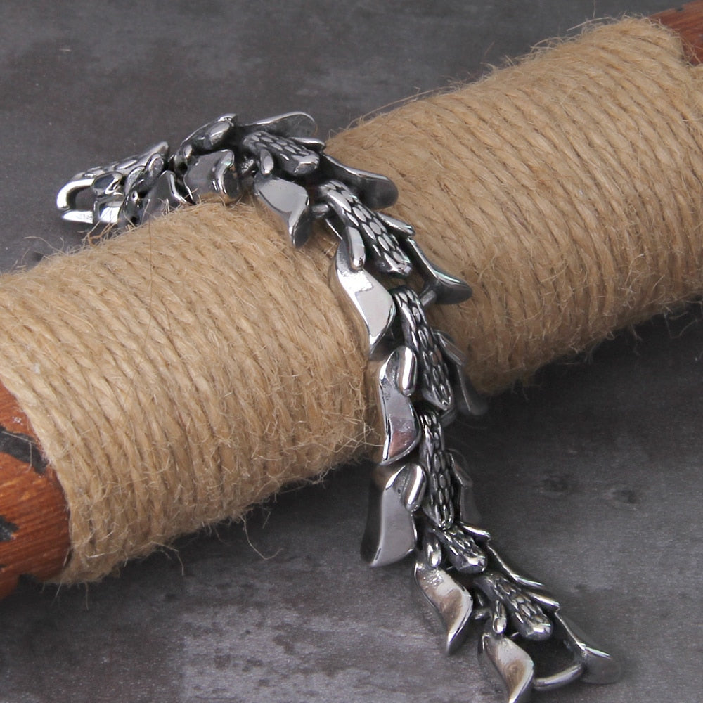 OUROBOROS LOOPED CHAIN - STAINLESS STEEL