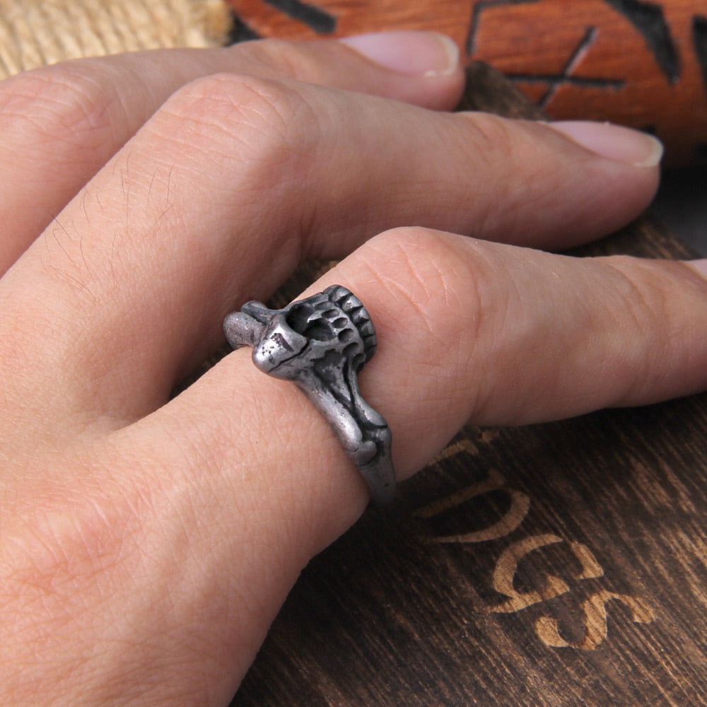 NORSE CALVARIUM RING - STAINLESS STEEL