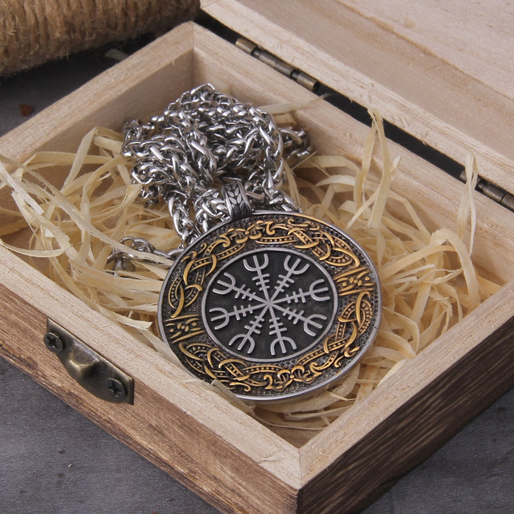 VEGVISIR PENDANT - STAINLESS STEEL