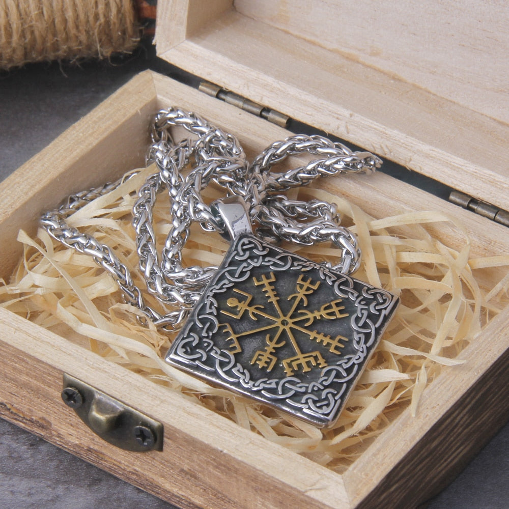 VEGVISIR PENDANT - STAINLESS STEEL