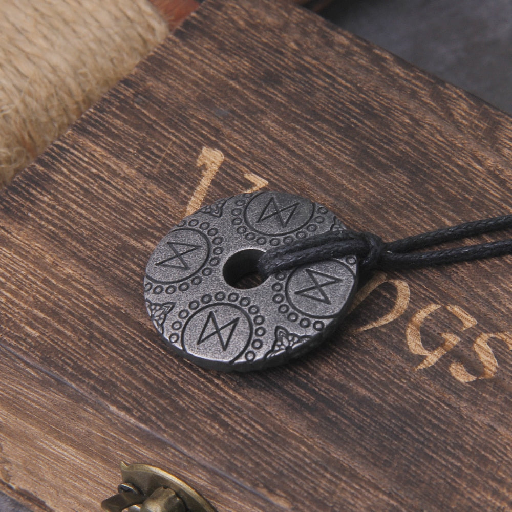 ASHEN RUNE PENDANT - STAINLESS STEEL
