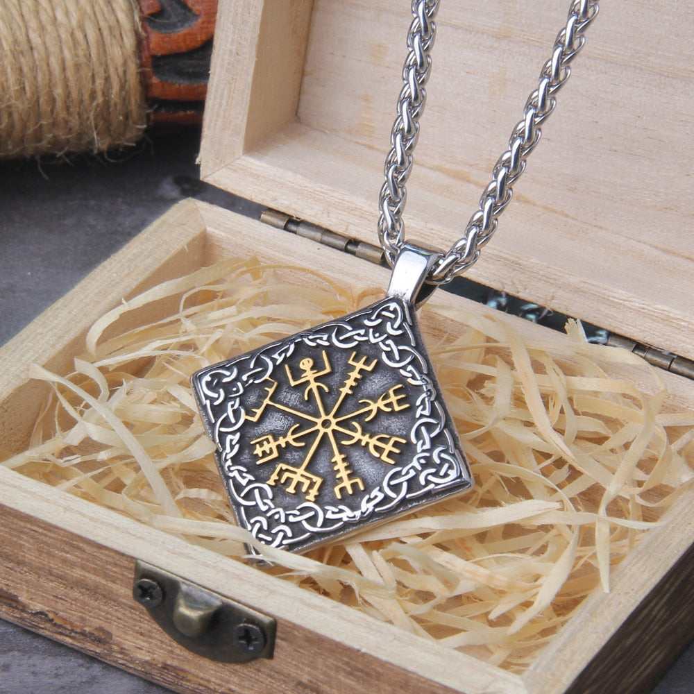 VEGVISIR PENDANT - STAINLESS STEEL