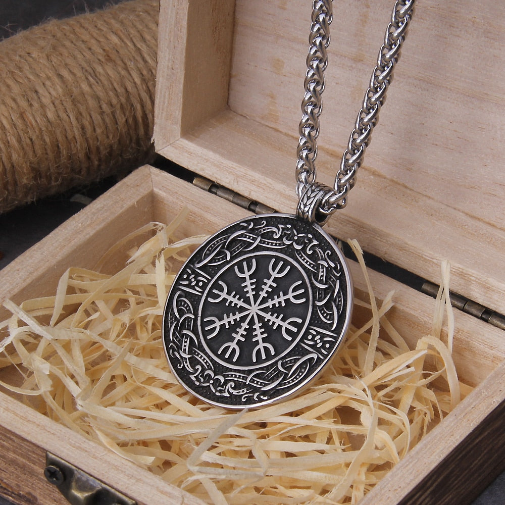 VEGVISIR PENDANT - STAINLESS STEEL