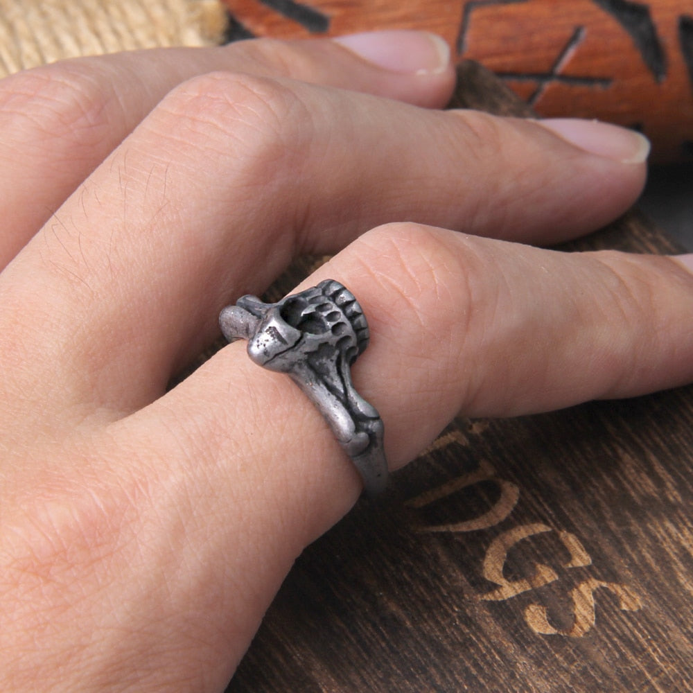 NORSE CALVARIUM RING - STAINLESS STEEL