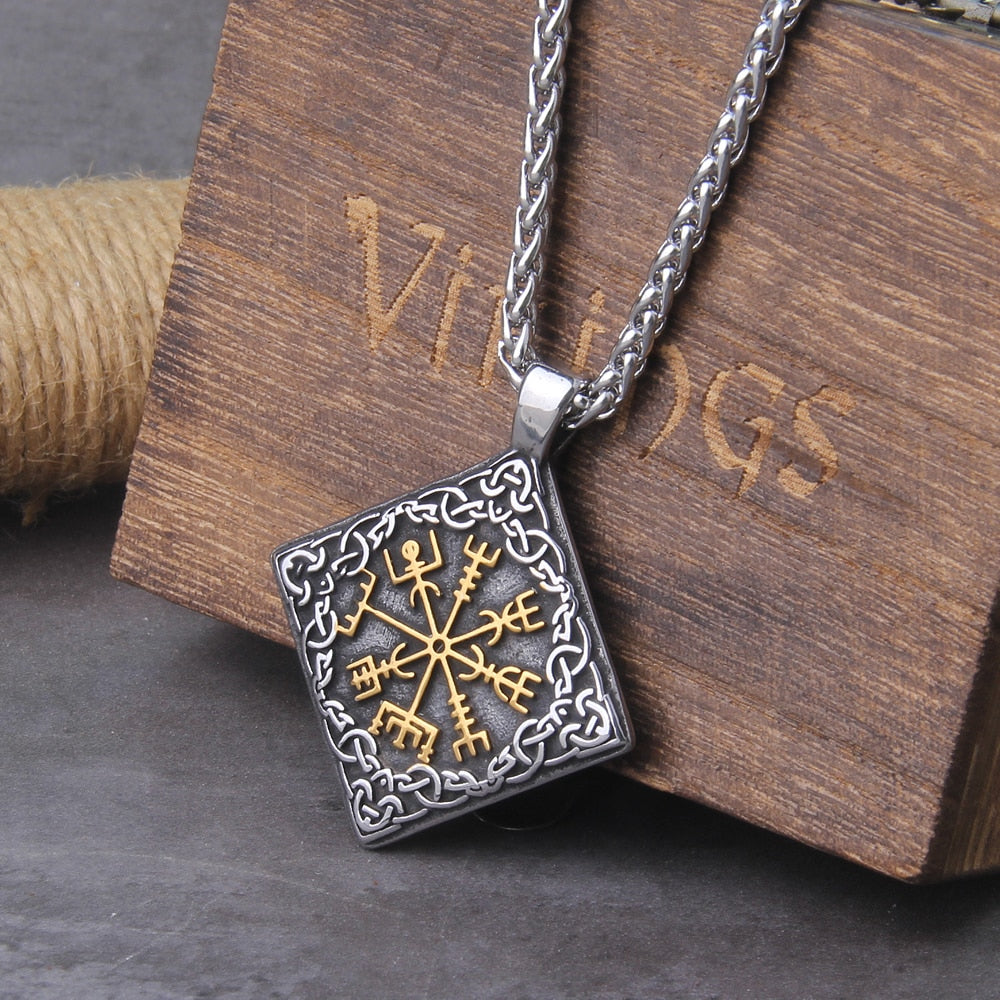 VEGVISIR PENDANT - STAINLESS STEEL