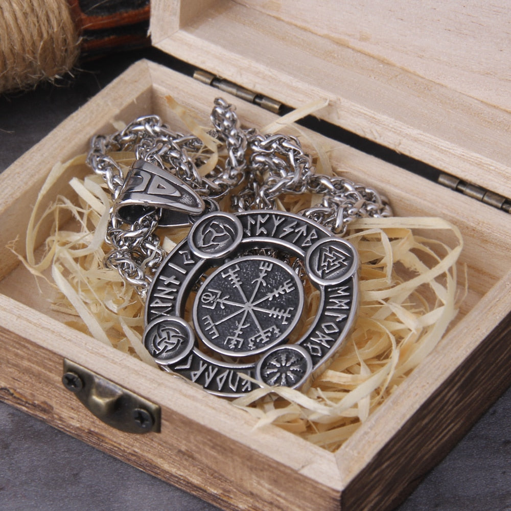 VEGVSVIR WYRD NECKLACE - STAINLESS STEEL