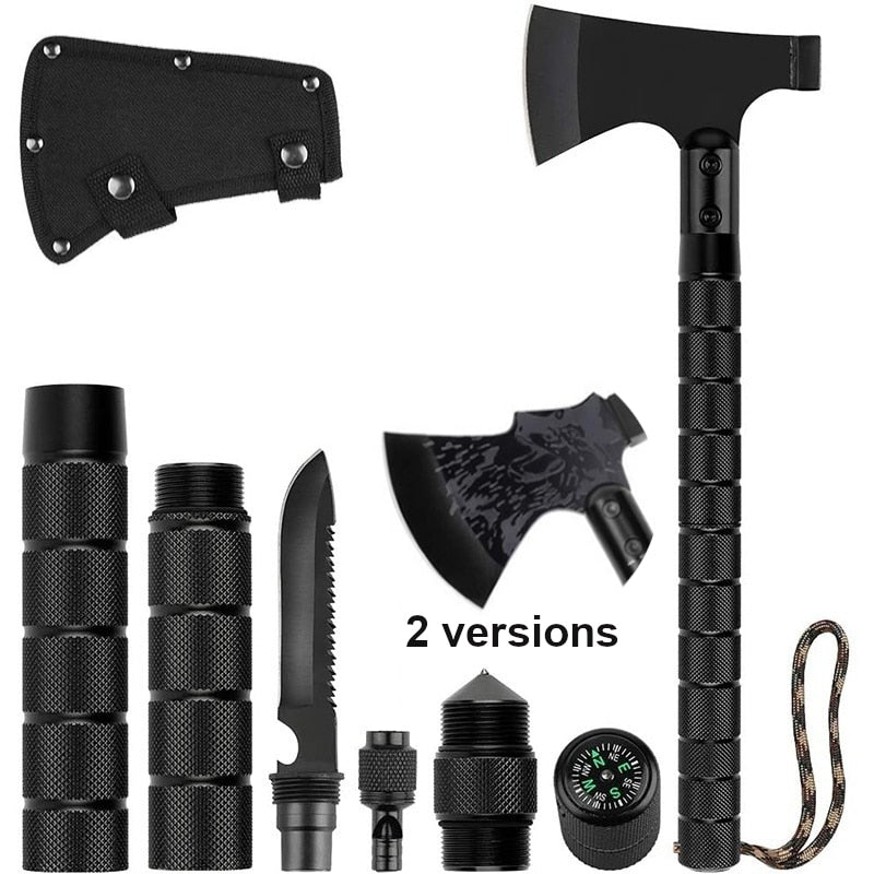 NIGHTHAWK EMERGENCY FOLDABLE AXE KIT - STEEL