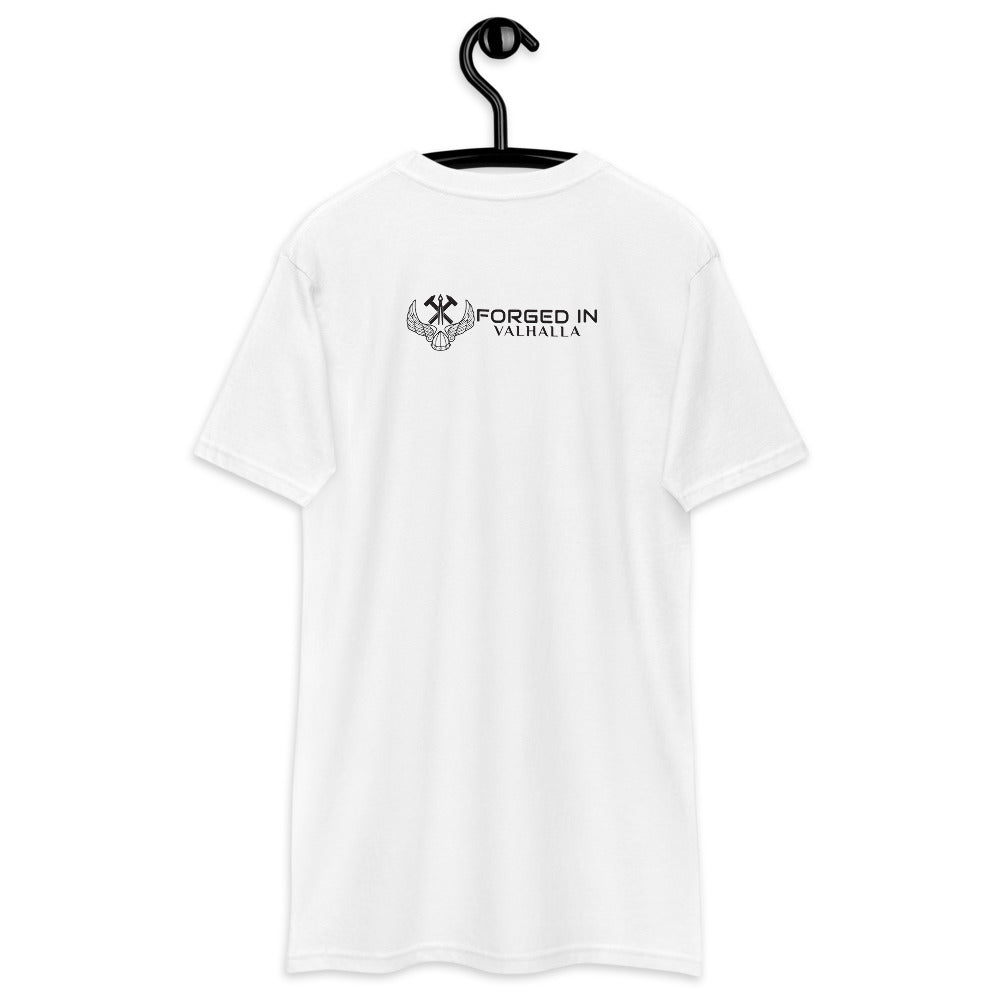 HEAVY WEIGHT TEE VIKING STRENGTH RUNE- GRAB LIFE BY THE HORNS