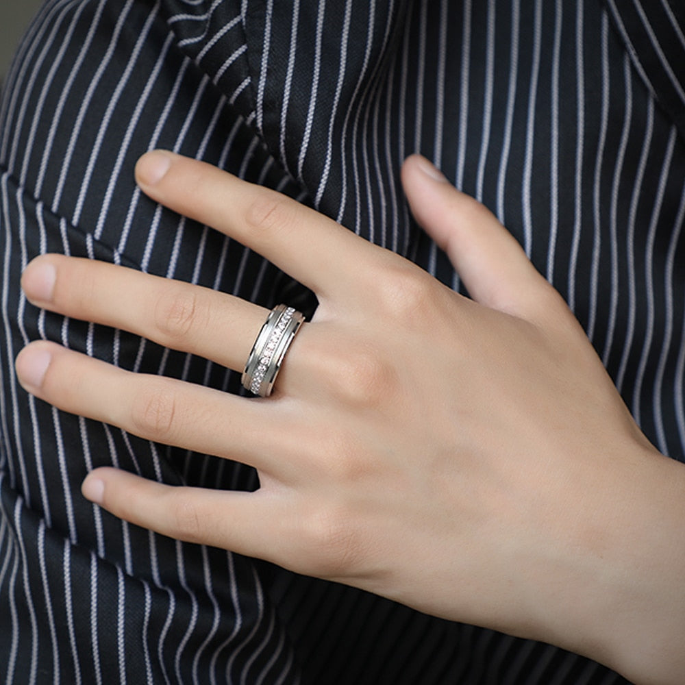 HIMINGLÆVA WAVE- TUNGSTEN RING