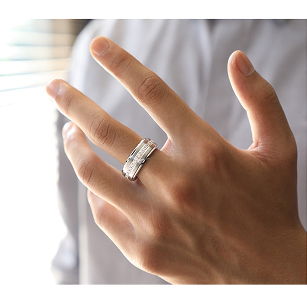 HIMINGLÆVA WAVE- TUNGSTEN RING