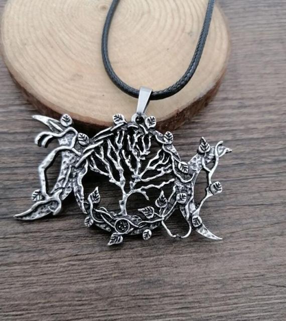 TREE OF LIFE VARIANTS PENDANT- MOON RITUAL - Forged in Valhalla