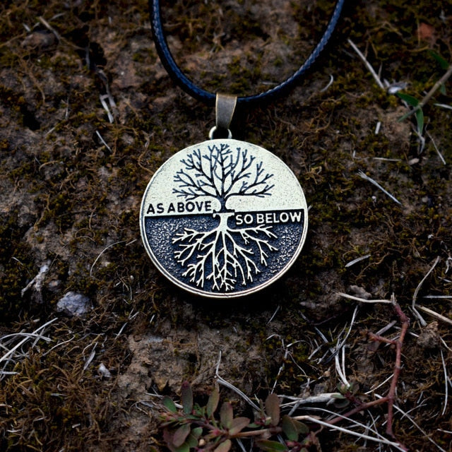 TREE OF LIFE VARIANTS PENDANT- MOON RITUAL - Forged in Valhalla