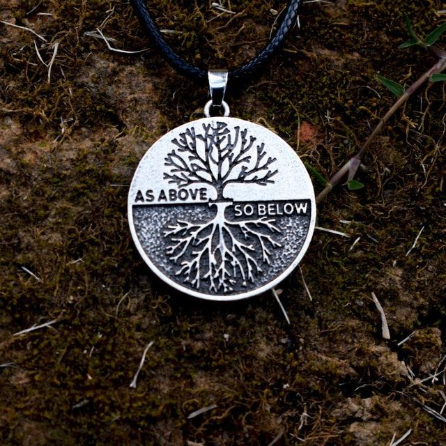 TREE OF LIFE VARIANTS PENDANT- MOON RITUAL - Forged in Valhalla