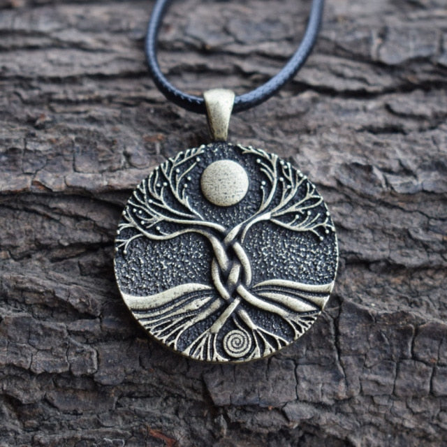 TREE OF LIFE VARIANTS PENDANT- MOON RITUAL - Forged in Valhalla