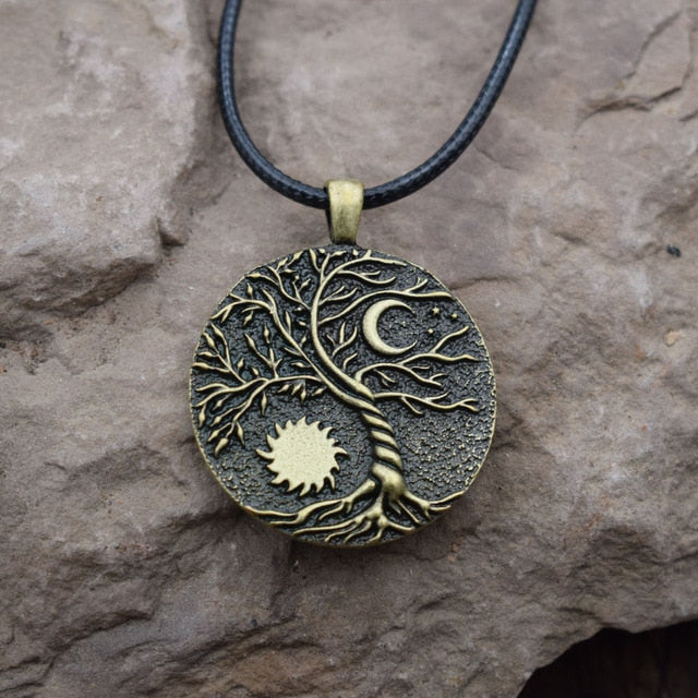 TREE OF LIFE VARIANTS PENDANT- MOON RITUAL - Forged in Valhalla