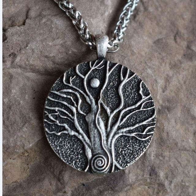 TREE OF LIFE VARIANTS PENDANT- MOON RITUAL - Forged in Valhalla