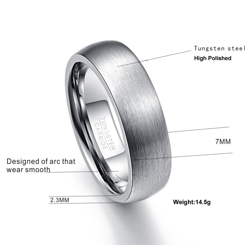 BROKKR RING- TUNGSTEN