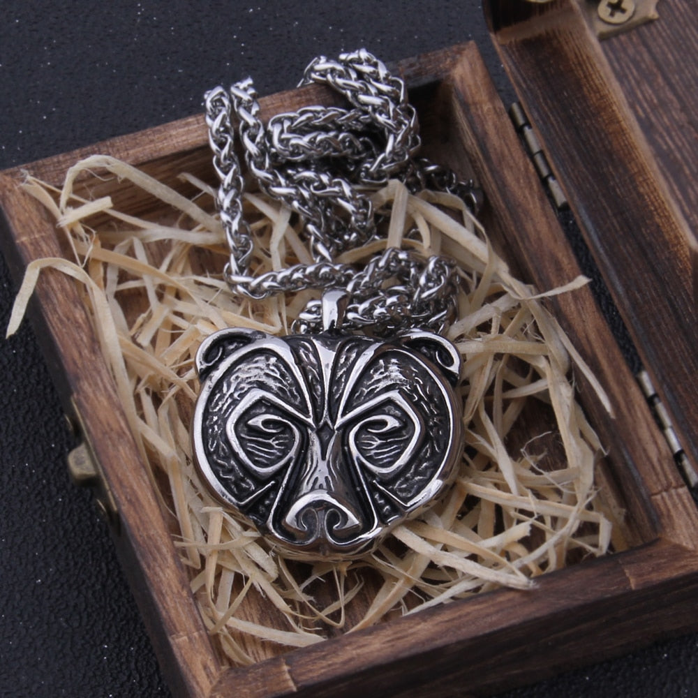 SYMBOL OF THE BERZERKER- STAINLESS STEEL - Forged in Valhalla