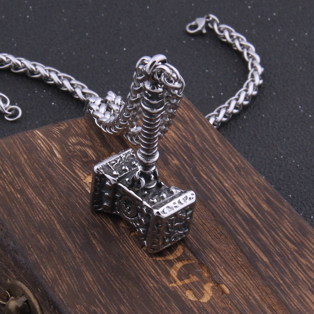 MODERN THORS HAMMER OF THUNDER- STAINLESS STEEL - Forged in Valhalla