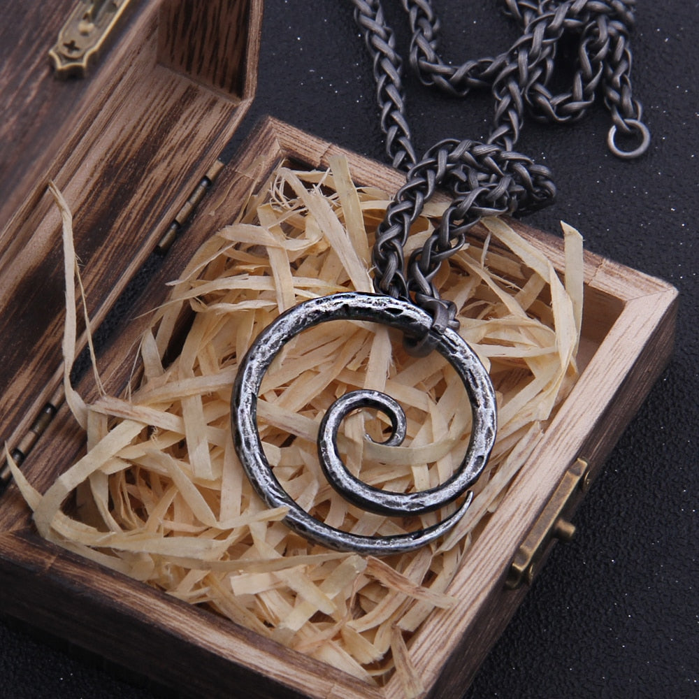 CELTIC SPIRAL KNOT PENDANT- STAINLESS STEEL - Forged in Valhalla