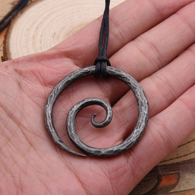 CELTIC SPIRAL KNOT PENDANT- STAINLESS STEEL - Forged in Valhalla