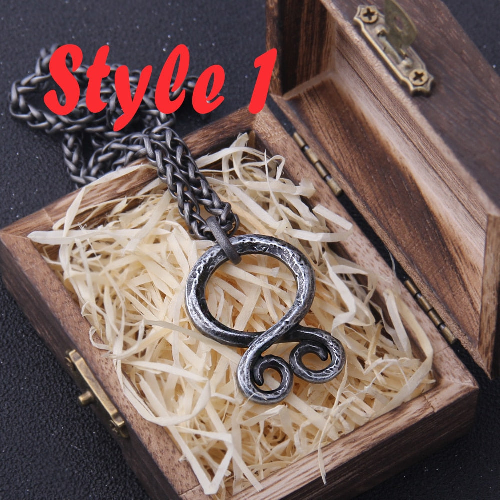 VIKING TROLL CROSS/ SYMBOL OF PROTECTION- STAINLESS STEEL - Forged in Valhalla