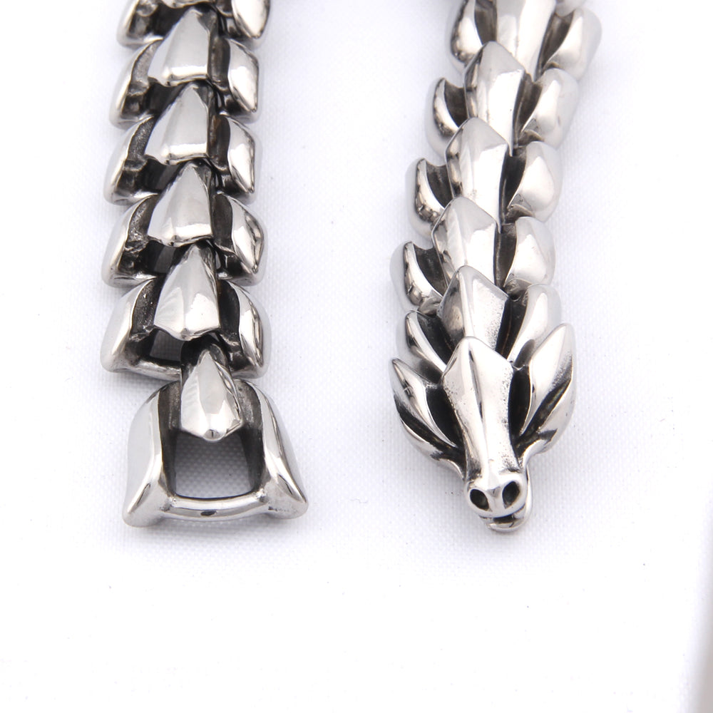 CHAOS SERPENT BRACELET - STERLING SILVER