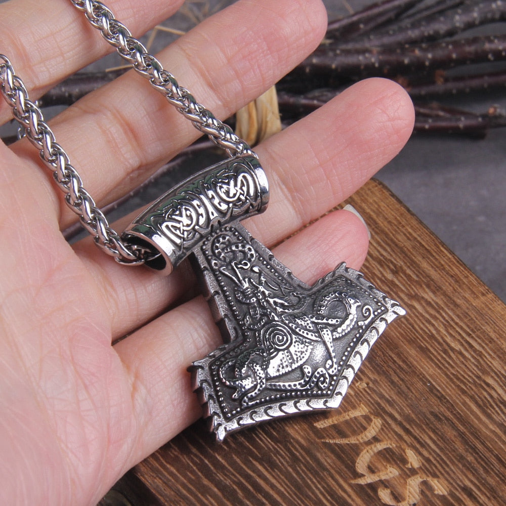 ANCHOR STYLED MJOLNIR- STAINLESS STEEL