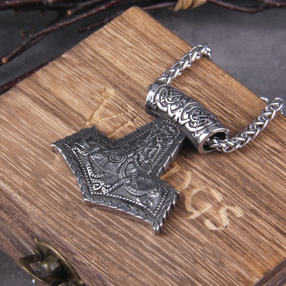 ANCHOR STYLED MJOLNIR- STAINLESS STEEL