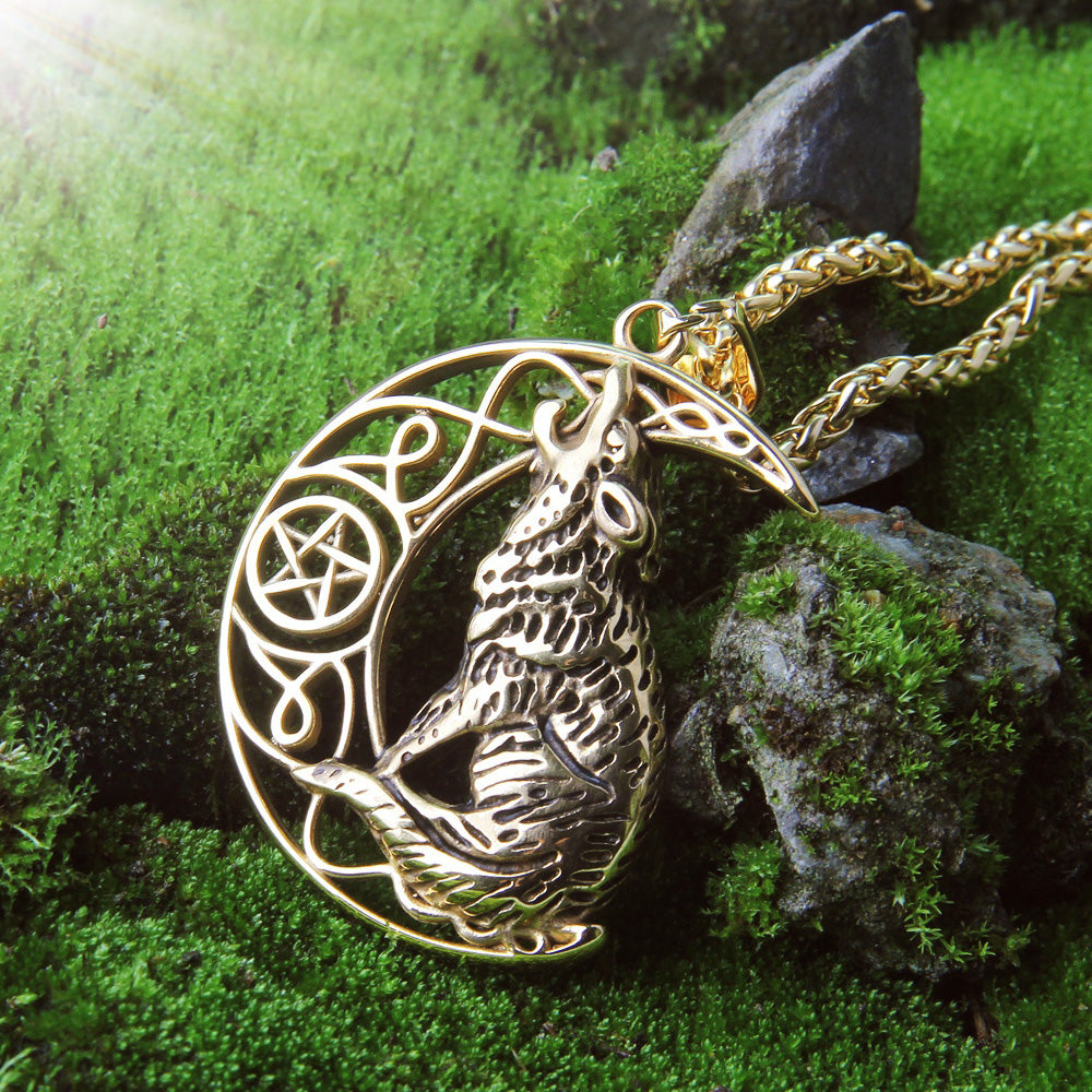 CONQUERED CRESCENT MOON - STAINLESS STEEL