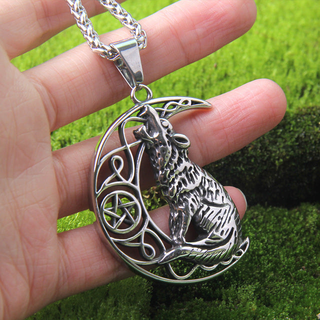 CONQUERED CRESCENT MOON - STAINLESS STEEL