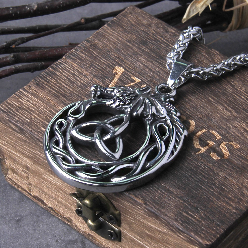 OUROBOROS KNOT - STAINLESS STEEL