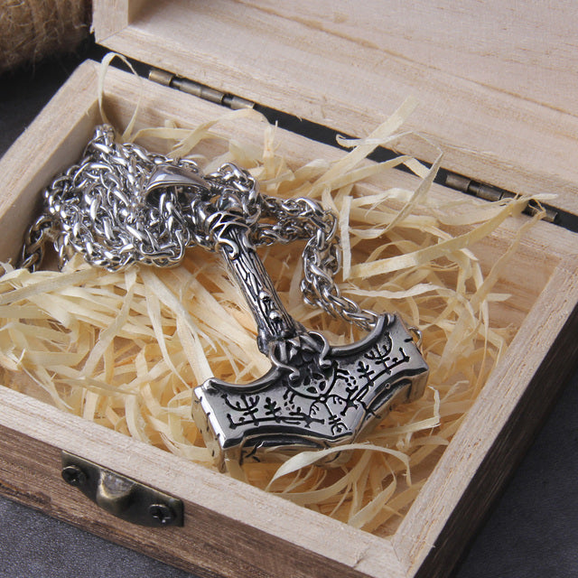 SPARK RUNIC HAMMER - STAINLESS STEEL