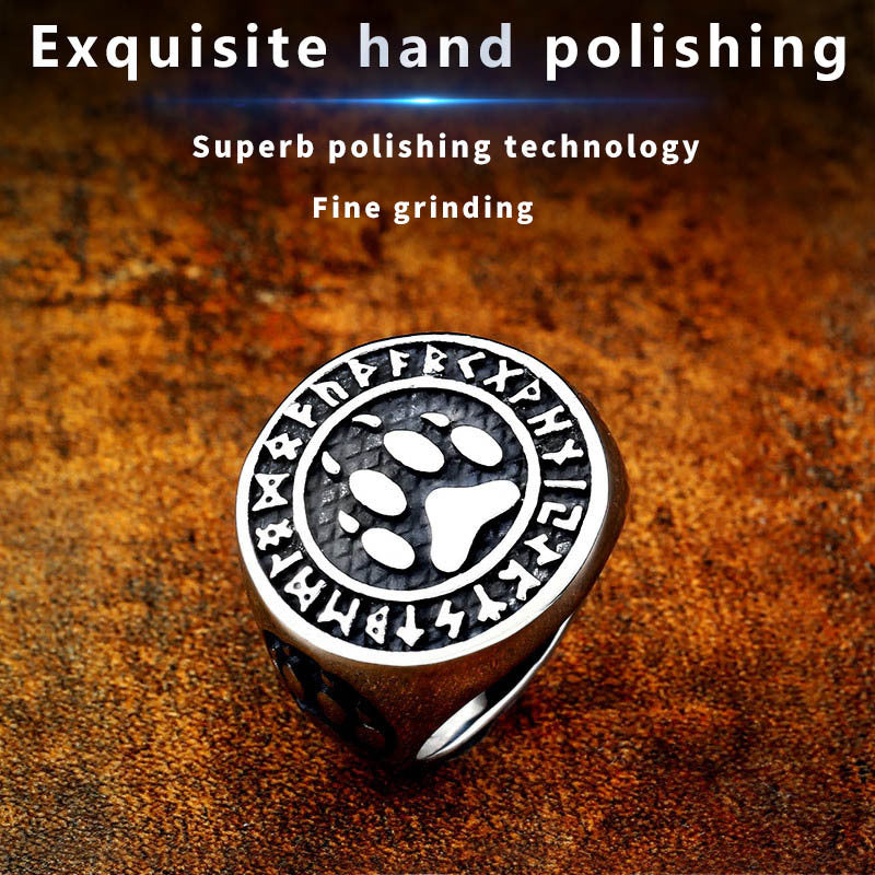 BEAR RUNE - TITANIUM STEEL