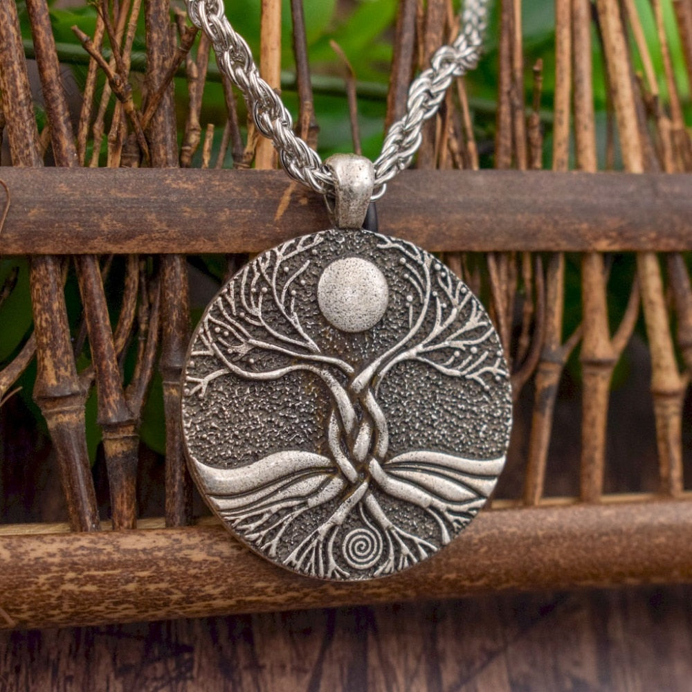 TREE OF LIFE VARIANTS PENDANT- MOON RITUAL - Forged in Valhalla